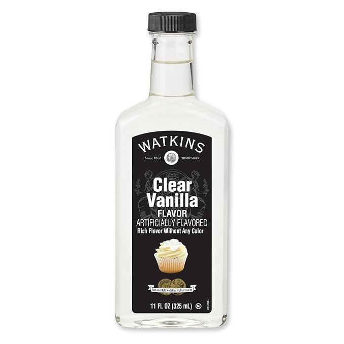 Watkins Clear Vanilla Flavor, 11 fl. oz. Bottle, 1 Count (Packaging May Vary)