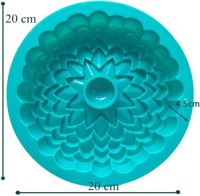 FantasyDay 7.87'' Sunflower Cake Mold Silicone Baking Molds for Your Birthday Cake, Soap, Donut, Ice Cube, Muffin, Brownie, Cornbread, Cheesecake, Panna Cotta, Pudding, Jello Shot and More #1