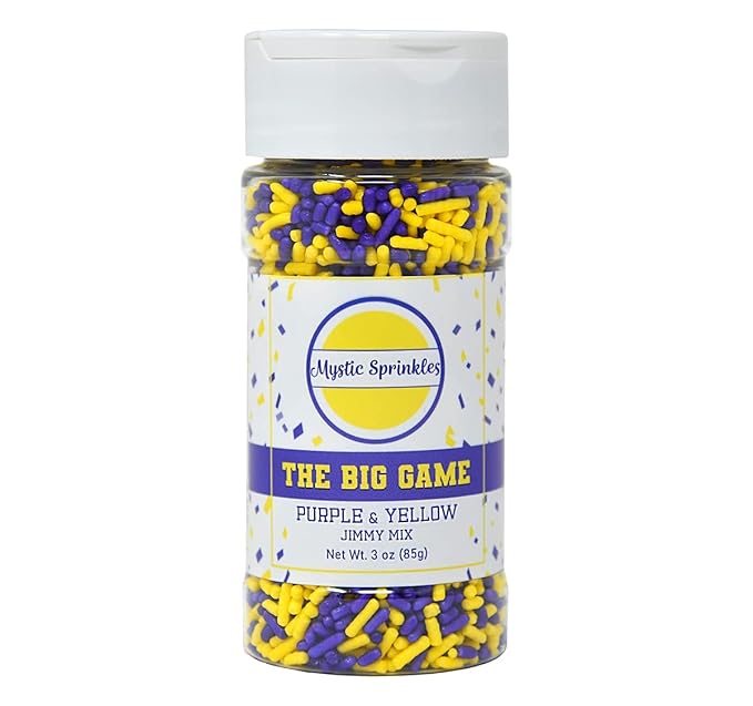 Mystic Sprinkles The Big Game Jimmy Mix 3oz Bottle (Purple & Yellow)