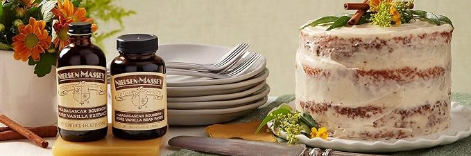 Nielsen-Massey Madagascar Bourbon Pure Vanilla Bean Paste for Baking and Cooking, 32 Ounce Bottle