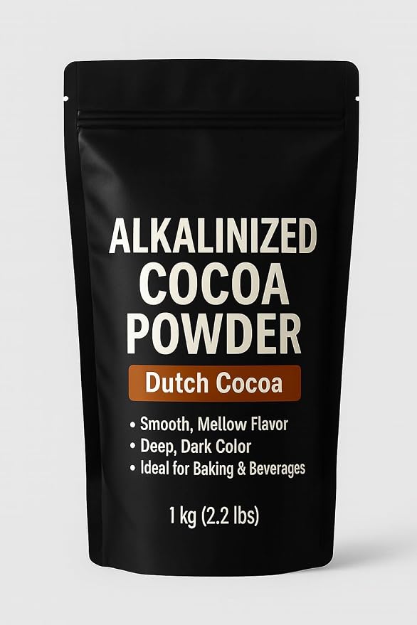 Alkalinized (Dutch-Processed) Cocoa Powder – Premium, Smooth & Rich (5 lbs)