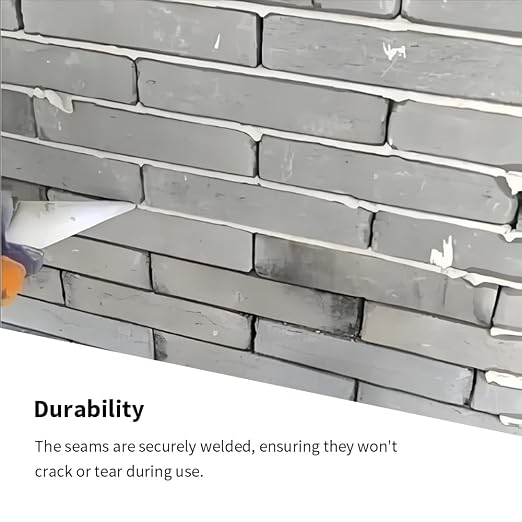 10 Pcs Thickened Disposable Plastic Grout Bags for Tuck Pointing Masonry Mortar and Grouting Squeeze Piping Bag for Shower Tile Cement Brick Ceramic Caulk (11x19 Inch)
