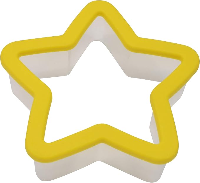 R & M International Star Soft-Grip Cookie Cutter, One Size, Yellow
