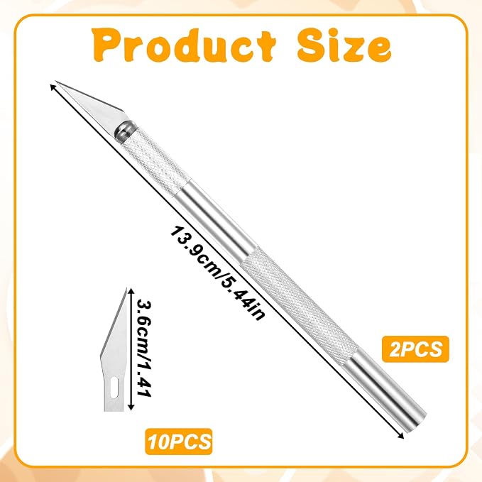 2 Pcs Premium Bread Lame, Sourdough Scoring Knife Kit with 10 Blades Dough Scorer Knife Stainless Steel Bread Lame Scoring Tool Kit for Breads Baking Artisan Sourdough Baking