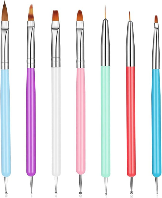 7 Pcs Food Paint Brush, Cookie Decorating Tools Food Brushes for Cooking for Pastry Cookie and Cakes Decoration Candy Decorating Baking Fondant Decoration