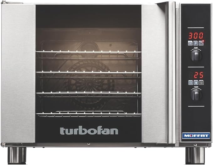 Moffat Turbofan E31D4 Full Size Countertop Electric Convection Oven, Single Deck, Digital Control, 220-240v/50/60/1ph