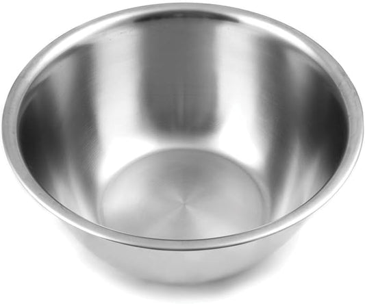 Fox Run Stainless Steel Large Mixing Bowl, 10.25 x 5.25 inches, 4.25 Quart Capacity | Prep, Mix & Serve | 4.25 Quart Capacity | Durable Stainless Steel | Dishwasher Safe | Smudge & Scratch Resistant Bowl