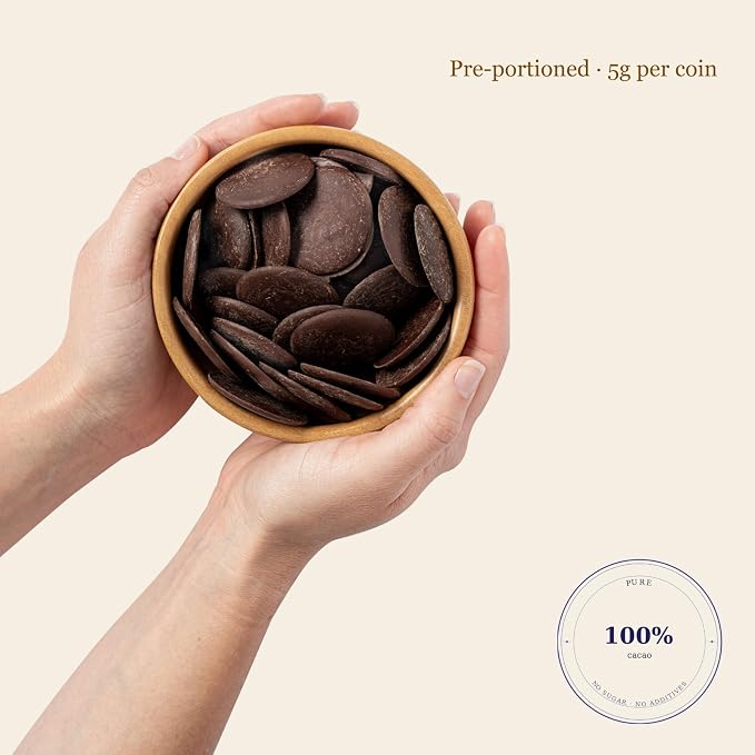 Cacao Adventures Ceremonial Cacao Coins, High-Amazon Basin Peru, 5 lb