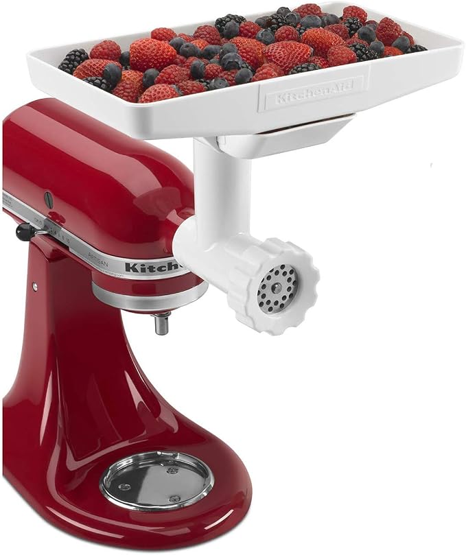 KitchenAid KN12AP Stand Mixer Attachment Pack 3 with Food Grinder, Citrus Juicer and Sausage Stuffer