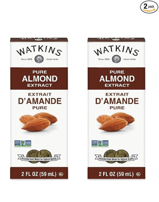 Watkins Baking Extracts - pack of 2 (Almond 2oz)