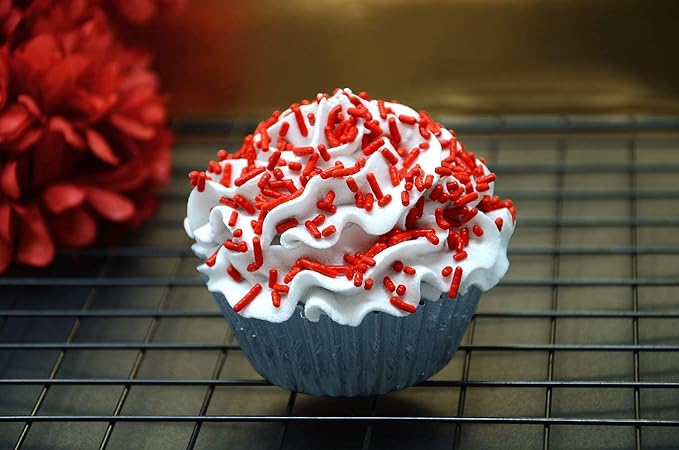 Mystic Sprinkles Solid Color Jimmy Sprinkles (Candy Apple Red)