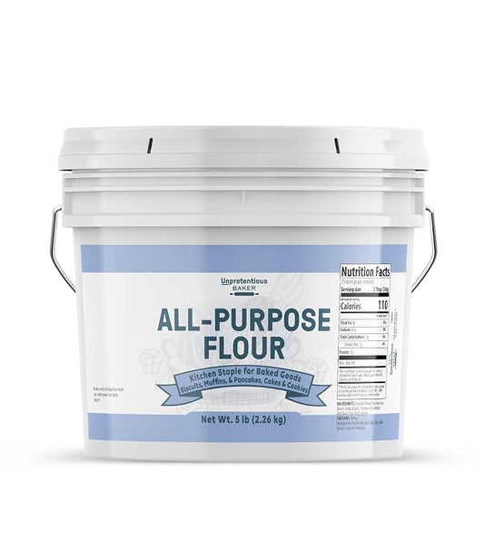 Unpretentious All-Purpose Flour (1 Gallon), Baking, Thickening