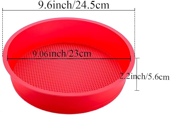 Springform Pan Protector for 8 inch, 8.5 inch Round Springform Pan Silicone Cheesecake Water Bath Sleeve Waterproof Cheesecake Baking Accessories