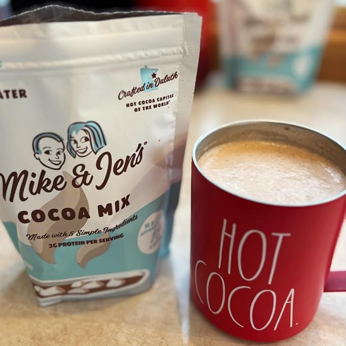 Mike & Jen’s Hot Cocoa Mix. 5 Simple Ingredients. 12 Ounce Package (11 Servings)