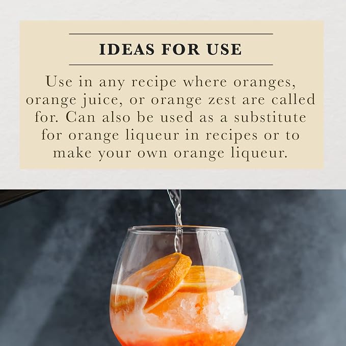 Cook's Pure Orange Extract From Florida Oranges | For Ice Cream, Cakes, Breads, Cookies and Drinks, 8 oz