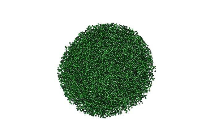 Mystic Sprinkles Solid Color Nonpareils 3.8oz Bottle (Shades of Green)