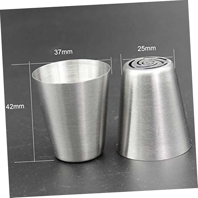 4pcs Large Russian Piping Tip Couplers for Quick Nozzle Swapping Compatible All Piping Bags for Cake Decorating and Pastry Crafting