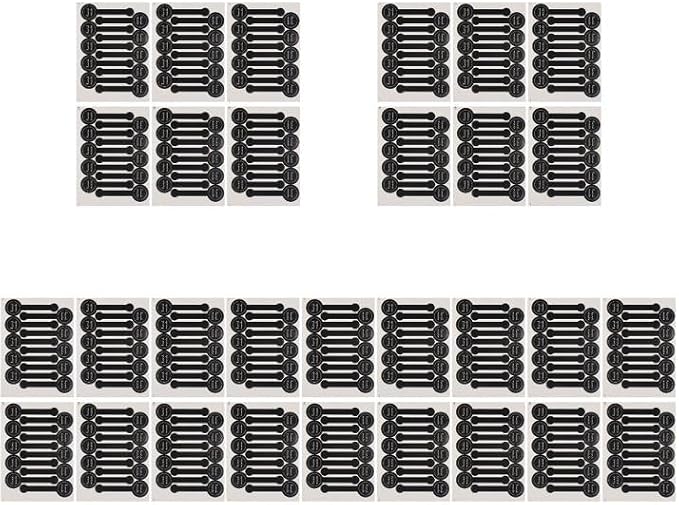 300 Pcs Black Handmade Food Baking Seal Stickers, Self-Adhesive Handmade Bakery Stickers, Long Label Cake Stickers, Stickers for Pastry Bags Lollipops Candy Cake Sweat Bread Labels and Stickers