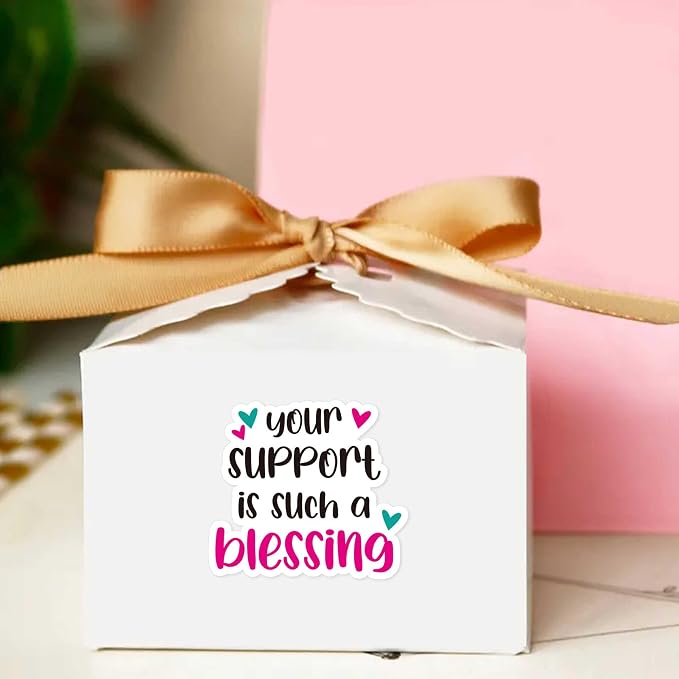 500pcs Your Support is Such a Blessing Stickers Roll