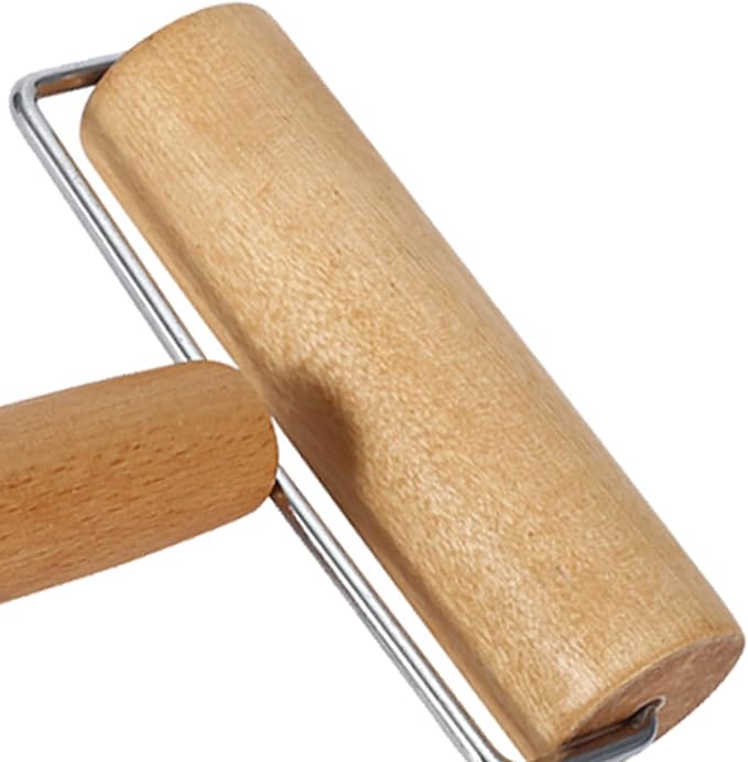 Small Rolling Pin, Pizza Dough Roller, Non Stick Wood Pastry Roller, Kitchen Wooden Rolling Pins for Baking Cooking Cookie Bread Tortilla Dumpling Fondant Clay (Style 1)