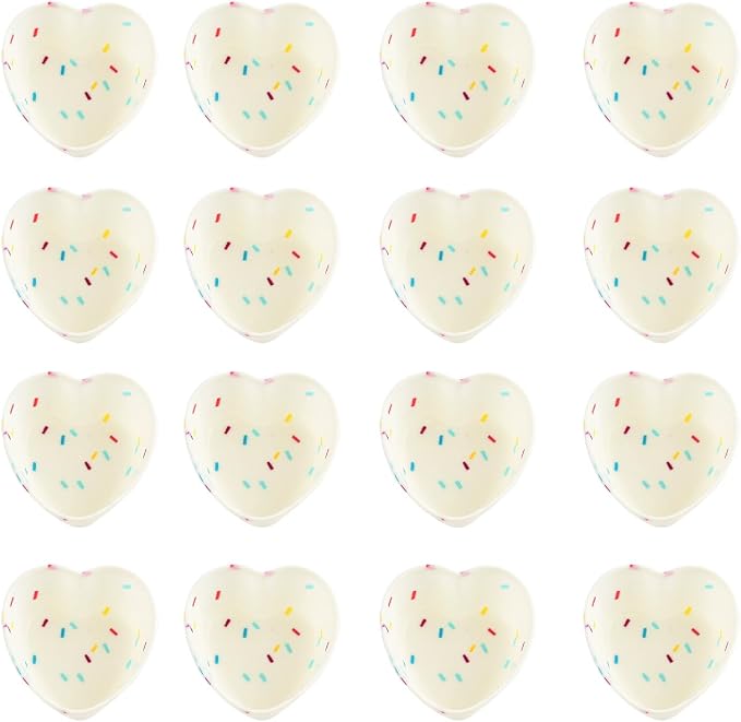 Silicone Mini Fluted Cake Pan Set 12 Pack Nonstick Mini Flan Molds Cute Baking Mold for Cupcakes Donuts Muffins Brownies Cornbread Jelly for Owen Reusable Baking Tray(White, Heart)