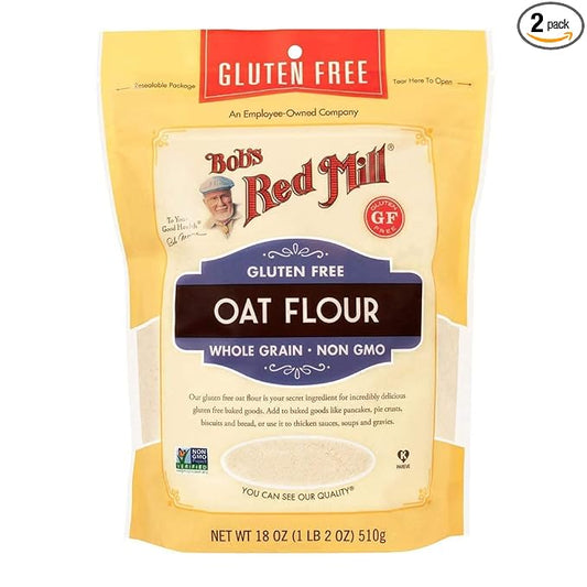 Bob's Red Mill, Whole Grain Oat Flour, 1.37 Pound (Pack of 2)