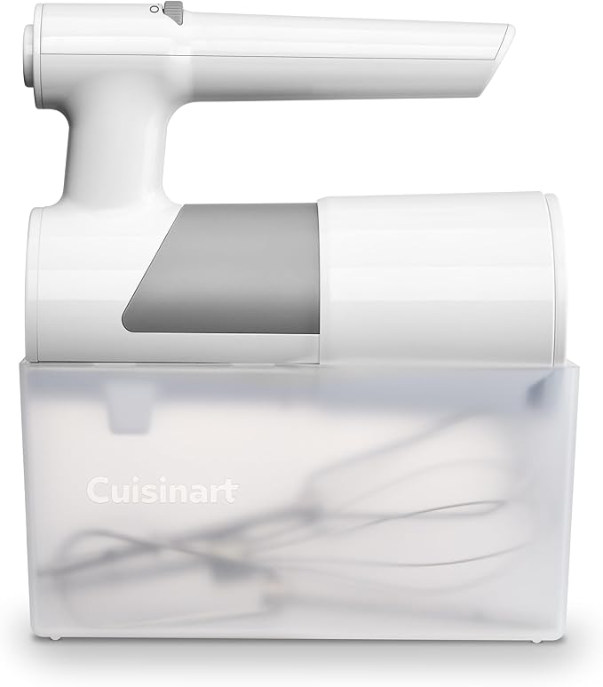 Cuisinart 5 Speed Hand Mixer with Storage Case, White, HM-150S | Storage Case