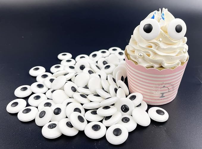 Chrismtas Sprinkles Pearl Sugar Eyeball Candy 120g/ 4.2oz Baking Edible Cake Decorations Cupcake Toppers Cookie Decorating Ice Cream Toppings