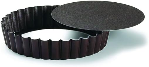 Paderno World Cuisine 4.75" Fluted Non-Stick Tart Pan with Removable Bottom 4.75 Inch