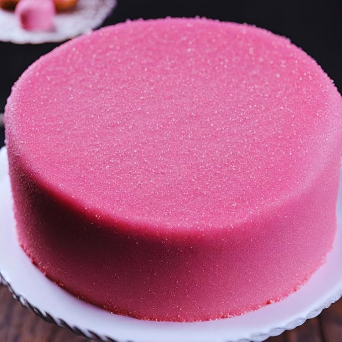 GranAroma Sanding Sugar, Decorative, Cookies & Sweets (White) (1.1 Pound) (Pink)