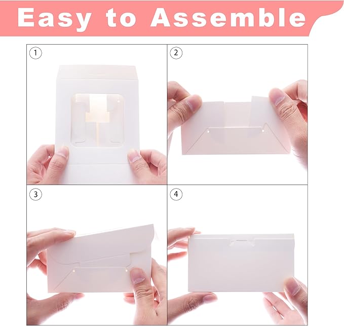 Zzrywuty 10x10x5 Inches Cake Box with Cake Board Set (40Pcs,20Pcs Boxes& 20Pcs Boards) Bakery Boxes Cajas Pasteles for Cake,Pastries,Chocolates,Cookies,Pie