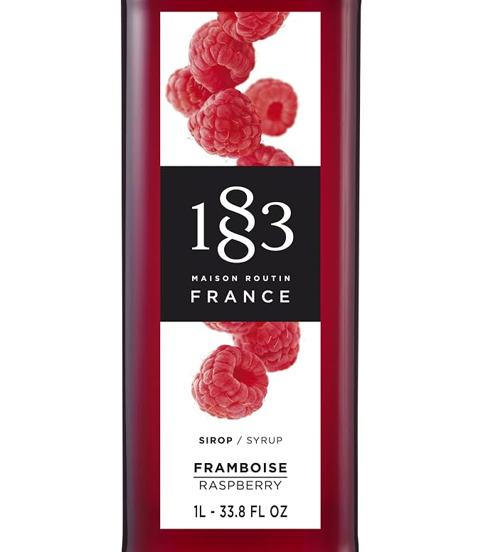 1883 MAISON ROUTIN FRANCE Raspberry Syrup - Ordering Only, 33.8 FZ