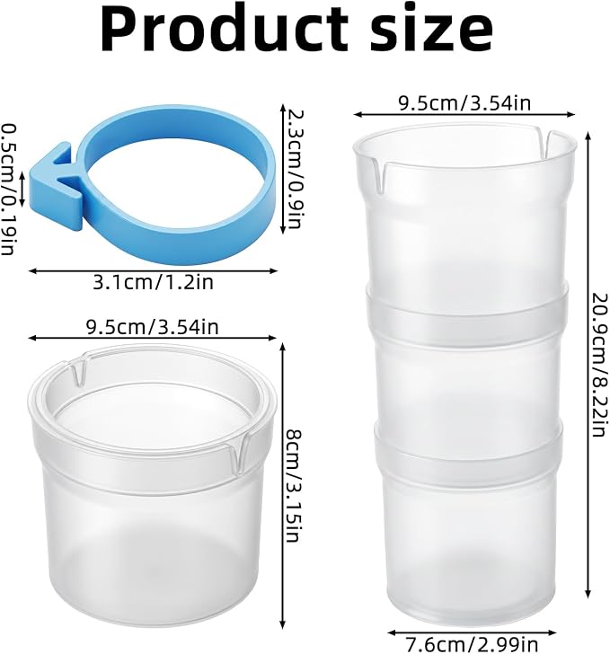 Easy Fill Piping Bag Holder Stand Piping Tip Organizer | Adjustable Height Bag Holder Piping Bag Holder for Filling Clear Cream Icing Bags Rack Cake Decorating Supplies
