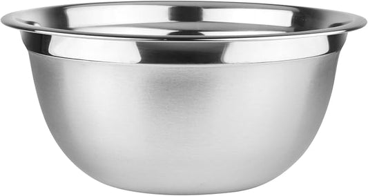 YBM HOME Heavy Duty Professional Stainless Steel Mixing Bowl – Commercial Grade Deep Prep & Serving Bowl for Baking, Cooking, Dough Mixing & Food Prep, Dishwasher Safe, 1 Quarts