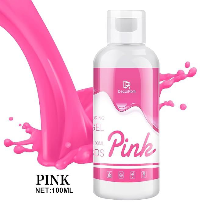 Gel Food Coloring - Vibrant Gel Food Coloring for Baking, Cake Decorating, Easter Egg - Concentrated Flavorless Edible Food Color Dye for Icing, Fondant, Drinks, Cookie, DIY Crafts - 4.5 oz (Pink)