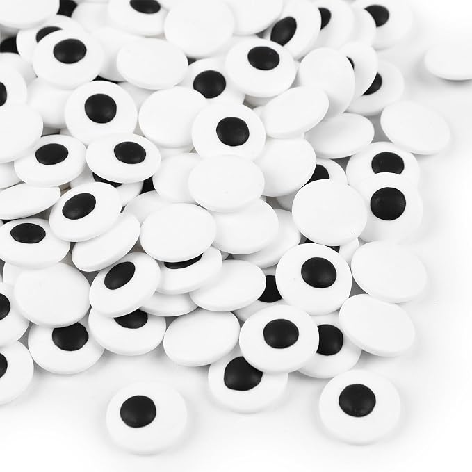Eyeball Sprinkles for Cake Decorations, Edible Big Candy Eyeball for Cupcake Topper Ice Cream, Candy, Cookie 3.5oz, Perfect for Halloween Christmas Holiday Dessert Party (18mm Eyeballs)