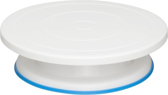 Ateco 608 11" Revolving Plastic Cake Turntable / Stand with Non-Slip Base