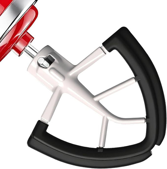Flex Edge Beater for Kitchenaid 4.5/5 Qt Tilt-Head Mixer – Flexible Silicone Edge Paddle, Auto-Scrape Bowl Scraper, Dishwasher Safe– For Kitchenaid Accessories and Attachments (Black)