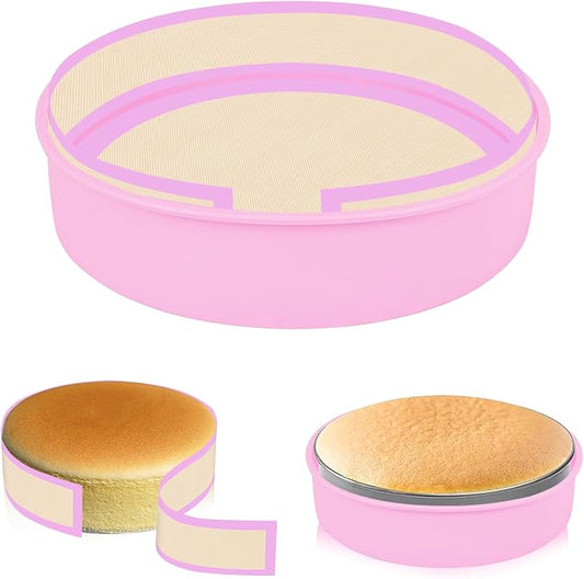 LynxLink Silicone Springform Pan Protector with Baking Mat Set for 9 inch Cheesecake Pan,Baking Pan,Cake pan - Cheesecake Water Bath Protector and Prevent Cake from Sticking to Bottom and Side