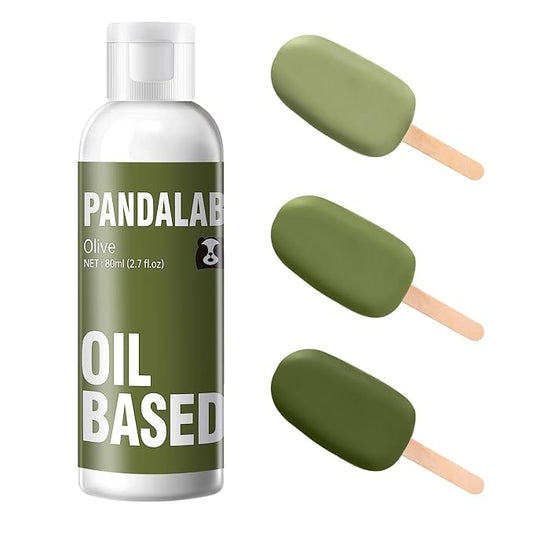 Olive Oil Based Food Coloring for Chocolate, Candy Melts, Donuts, Strawberries, Frosting, Cake, Professional Edible Dye for Baking - 80 Milliliters 2.7 Fl.Oz