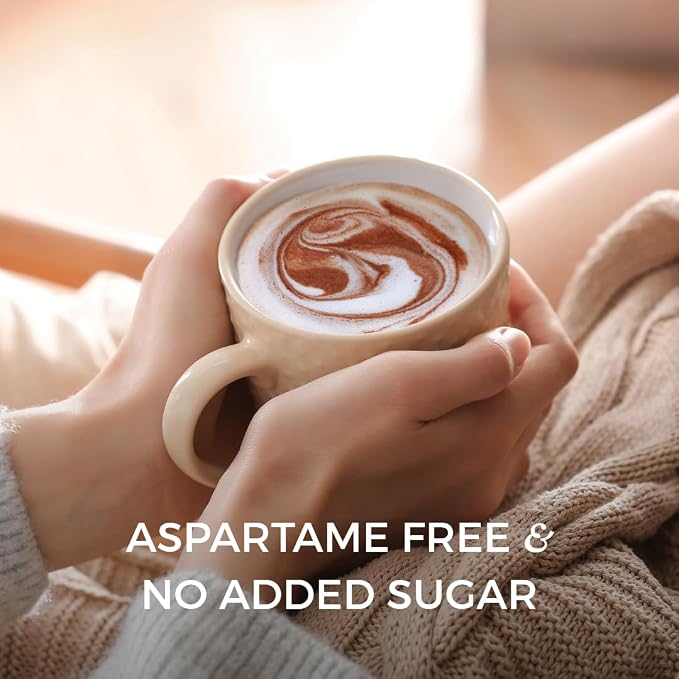 NOMU Skinny Cocoa Hot Chocolate, 33 Servings, No Sugar Added, 20 Calories, Rich Chocolate Flavor, Keto-Friendly, High Protein