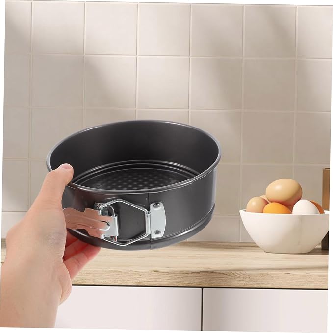 SOLUSTRE Detachable Bottom Stainless Steel Cake Mold Leakproof Round Pan for Cheesecake Birthday Christmas Baking