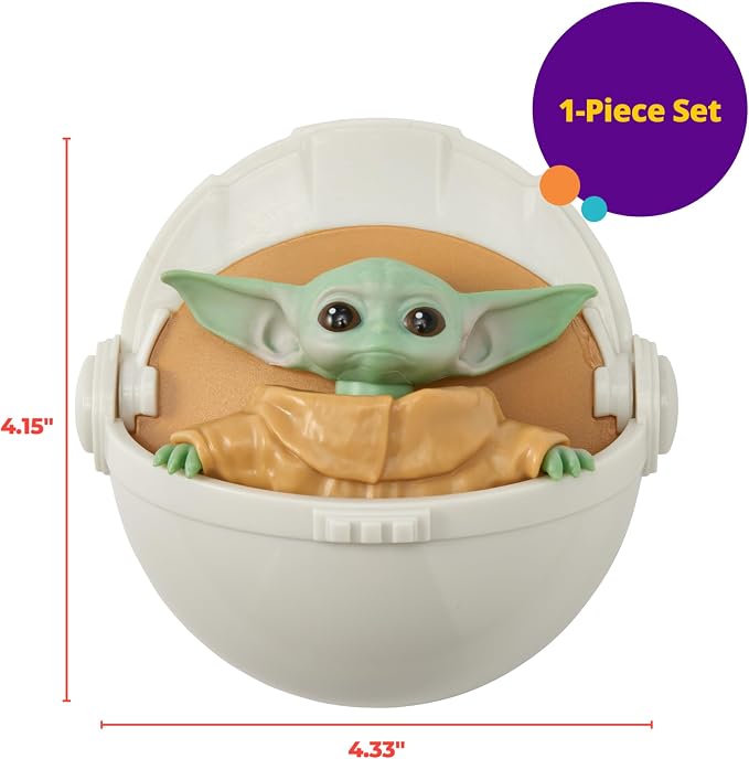 DecoSet® Star Wars™ The Mandalorian The Child Cake Topper, 1-Piece Cake Topper, Use with Cake Decorations to Create Intergalactic Cakes