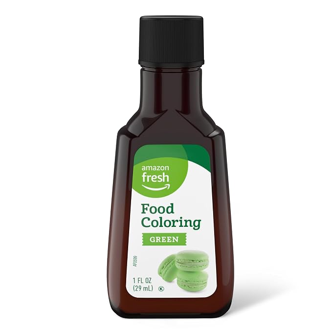 Amazon Fresh, Green Food Coloring, 1 Fl Oz (Previously Happy Belly, Packaging May Vary) (Pack of 5)