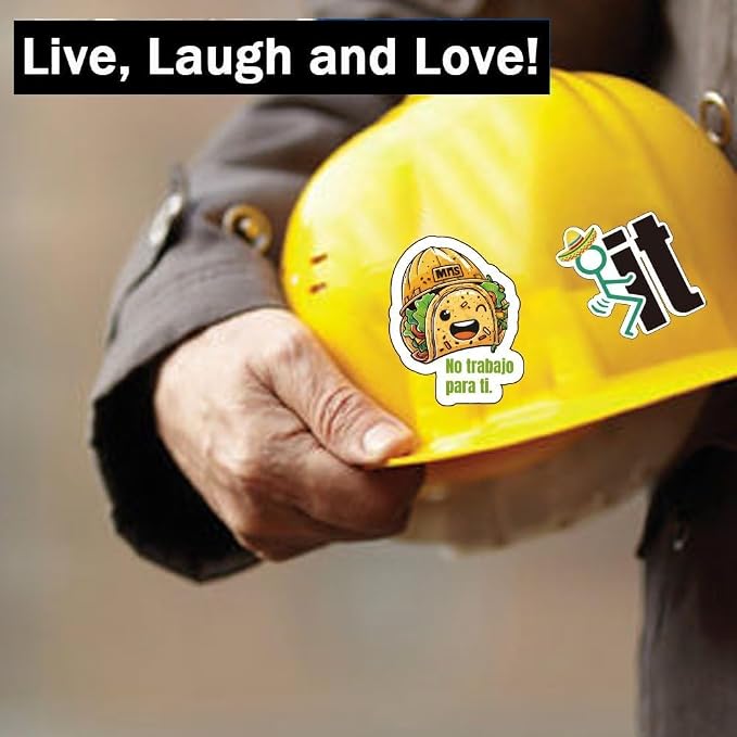 Mexican Cultural Hard Hat Stickers | Vinyl Stickers for Tools and Hard Hats | Fun Gifts for Adults,Blue-Collar, Ironworkers, Electricians, Linemen, Oilfield Workers