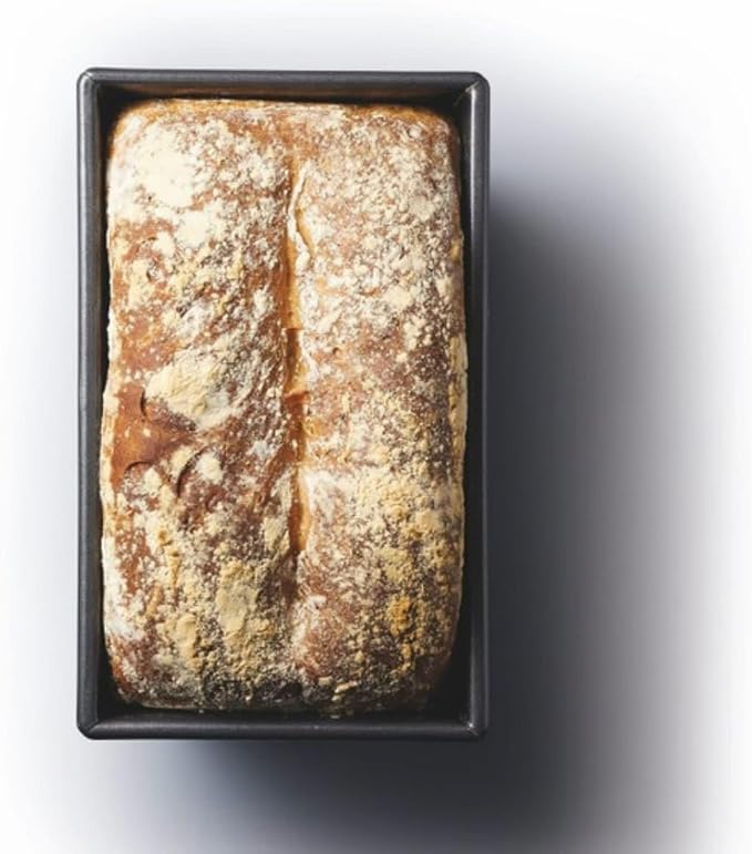 MasterClass 4 lb Loaf Tin with PFOA Free Non Stick, Robust 1 mm Carbon Steel, 24 x 16 cm Large Bread Pan