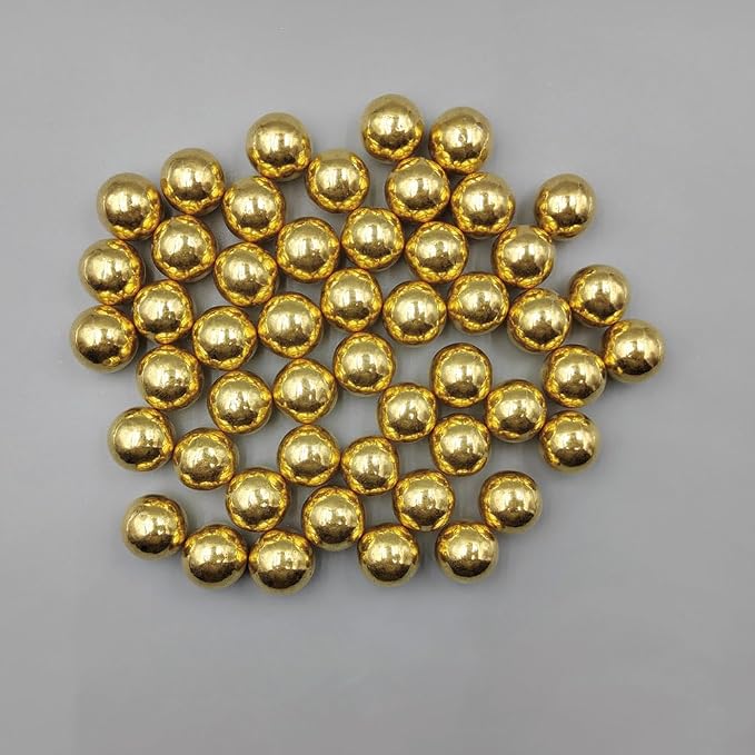 Homankit Gold Pearl Sprinkles for Cake Decorating, 14mm 100g/3.53OZ Sugar Pearl Cake Decorations for Baking Cookie Cupcake Toppers Ice Cream Toppings Birthday Wedding Supplies