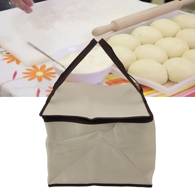 AUNMAS Bread Proofing Box with Heater, Zippered Foldable Dough Proofer with 3 Gear Adjustment for Bread Pizza Yoghurt (50L US Plug 110V)