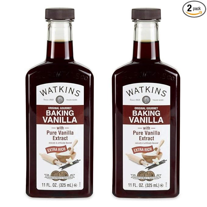Watkins Original Extract, Baking Vanilla, 11 Ounce (Pack of 2)