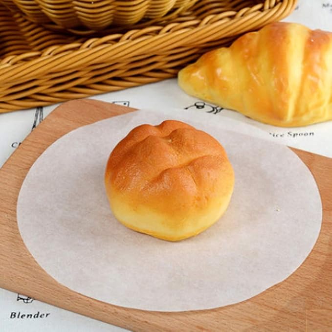Parchment Paper Rounds, Set of 200, Non Stick 8 Inch Baking Parchment Circles/Baking Paper Rounds for Cake Pan, Springform Pan, Tortilla Press and so on(4.5/5.5/6/7/9/10/12inch Available)